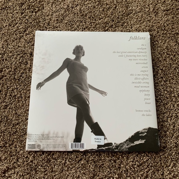 NEW Taylor Swift Folklore Vinyl Colored - Picture 3 of 5